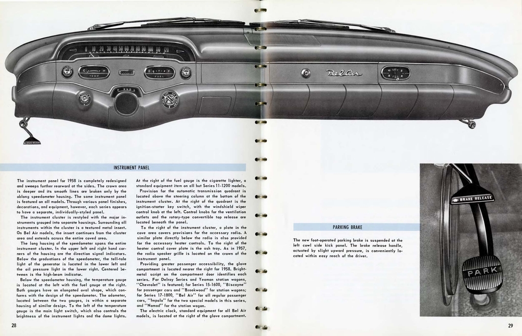 1958 Chevrolet Engineering Features Booklet Page 33